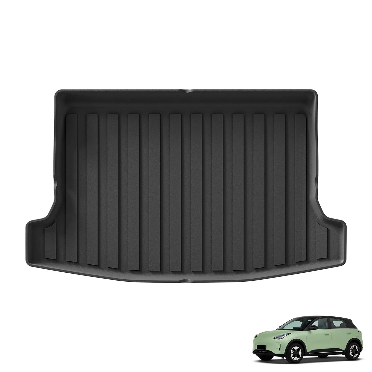 Smabee Left Drive for Geely Xingyuan/EX2 2025 2026 TPE 3D Car Floor Mats Cargo Liner Trunk Pad Black Waterproof Accessories