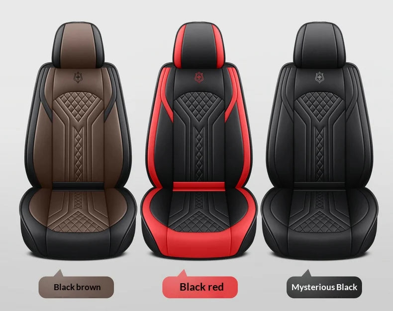 Five-seat universal car seat covers, suitable for all seasons and most vehicles.