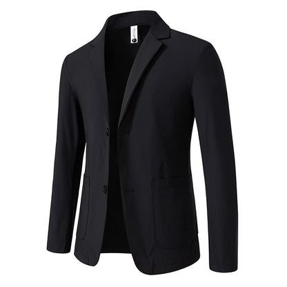 2026 New Summer Sunscreen Jacket for Men's Fattened Plus Size Fat Man Business Casual Suit Men's Top Single Piece