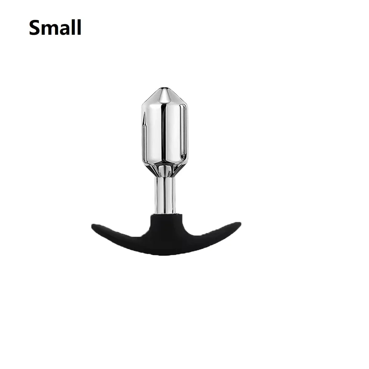 Metal Anal Beads Butt Plug Set Small Medium Large Anal Plug Silicone Base Wearable Sex Toy For Man Woman