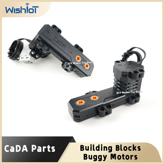 1/2PCS CaDA Power Buggy Motor Building Blocks Overspeed Monster Motor DIY Toy for MOC Technology Vehicle Racing Car Modification