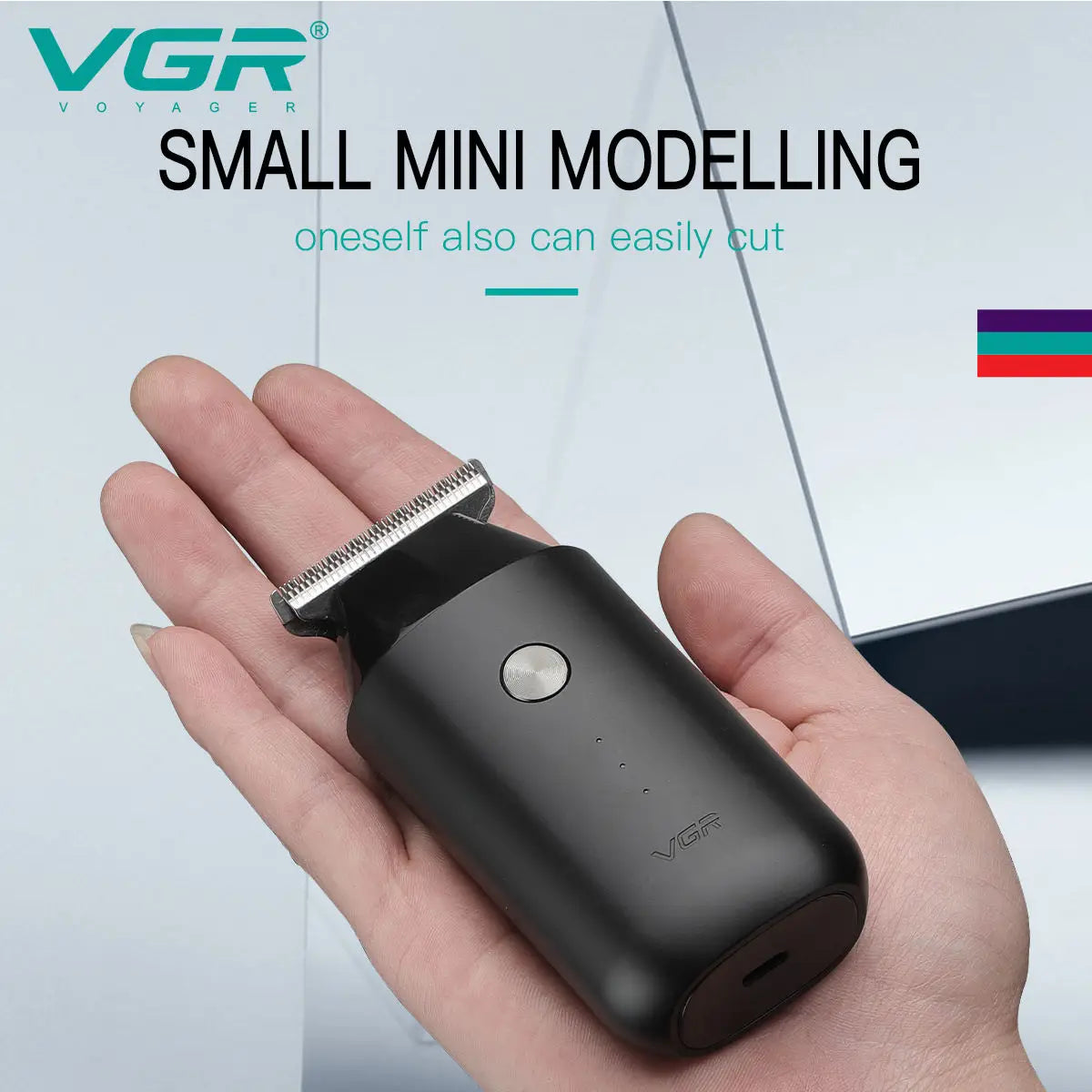 VGR V-932 zero cutting machine rechargeable cordless beard shaver electric travel mini model hair trimmer for men