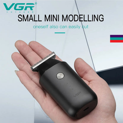 VGR V-932 zero cutting machine rechargeable cordless beard shaver electric travel mini model hair trimmer for men