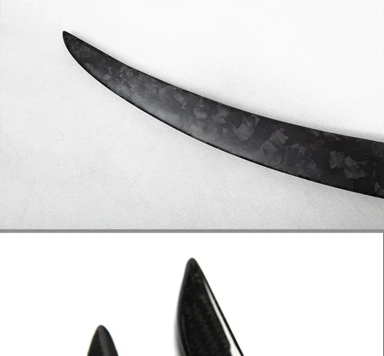 Real Carbon Fiber Spoiler For Tesla Model Y 2024 Trunk Spoilers Model 3 Highland Rear Door Tail Trunk Wings Car Accessories