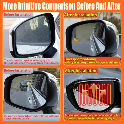For Mazda ATENZA 2014-2021 BSD BSM blind spot Radar detection system 24GHZ Microwave Sensor BSA Mirror light alarm Anti Glare