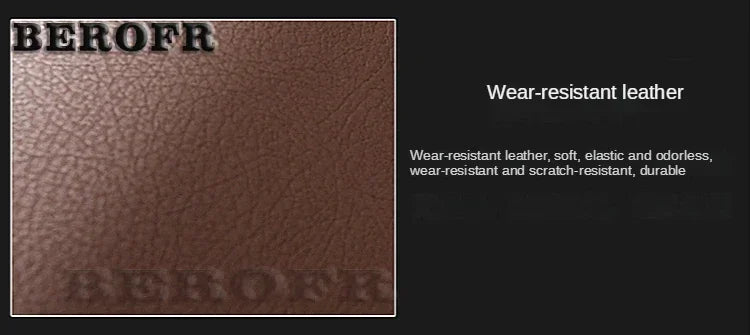 Leather Car Seat Extender Cushion Leg Support Pillow Memory Foam Knee Pad Long-Distance For Hyundai Driver Protector Mat