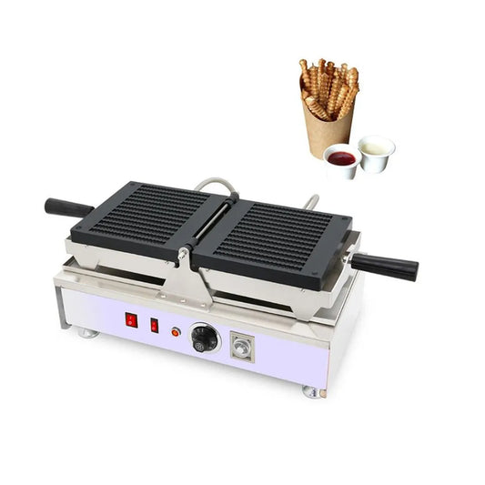 French Fries Waffle Pommes Maker Electric Waffle Stick Maker Machine Baker Iron Stainless Steel Waffle Fries