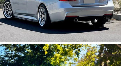 Carbon Fiber Rear Bumper Lip Trunk Wing MP M4 PSM Style Roof Spoiler Kit For BMW 3 Series F30 F31 F35 2012-2019 Gloss Black