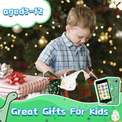 Kids' 3.97-inch Touch Screen Toddler Smart Phone Learning Toy, with Educational Games, High Capacity Children's Phone,Toy Phone