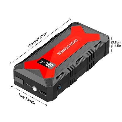 CEYYOR 12V 3IN1 Booster Jump Starter for Petrol Diesel Car.Portable Jump Starter Car Battery with LED Light and USB Port,점프스타터