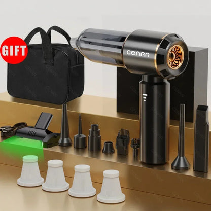 CENRR 998000PA Car Mini Vacuum Cleaner Cordless Powerful Portable Car Vacuum Cleaner for Home Handheld Blower Car Cleaner