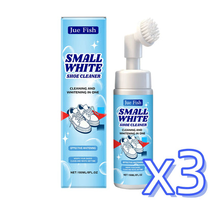 White Shoe Cleaner No-Wash Dry Cleaning Foam Decontamination Whitening Polish Leather Suede Canvas Sneakers Quick Cleanse Care