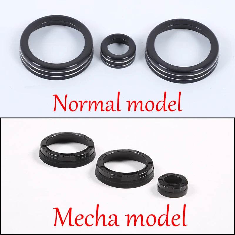 cheya Car central control air conditioner volume knob decorative cover For Land Rover Defender 110 2020+ Aluminum accessories