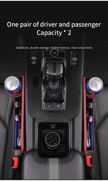 Car Seat Gap Multifunction Crevice Storage Box Seat Gap Cup Holder For BMW M3 M4 M5 E39 E46 E60 E90 F10 F20 F30 F01 X1 X3 X5 X7