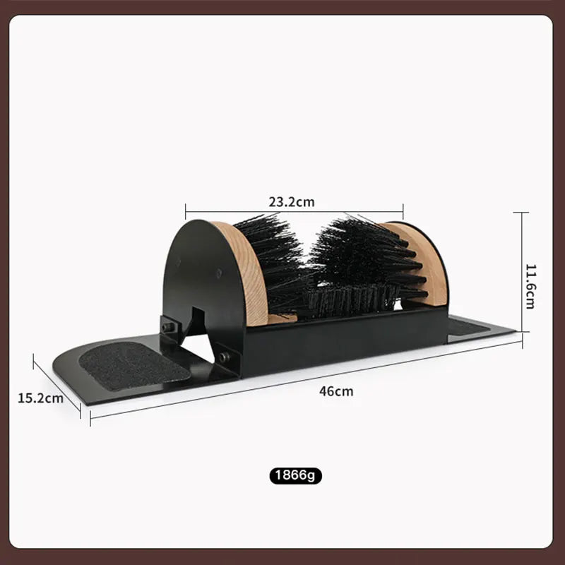Outdoor Shoe Brush Indoor Outdoor Heavy Duty Boot Scraper Cleaning Courtyard Shoe Polisher Set Mud Snow Removal Shoe Brush Set