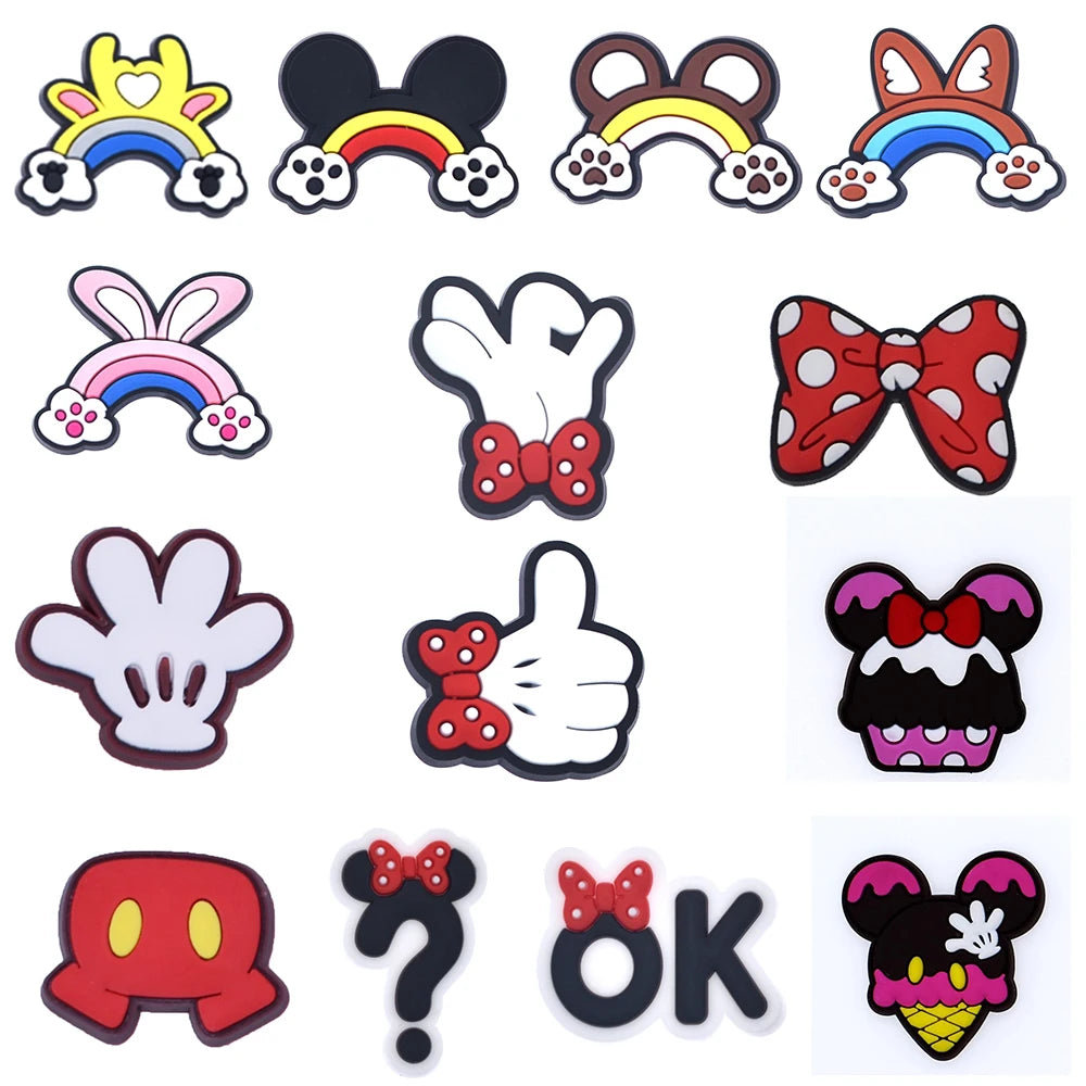 8-100pcs Girl's Hairband Balloon Cookie Shoe Charms for Sandals, Shoe Decoration Accessories Shoe Pins Great Gift for Men Women