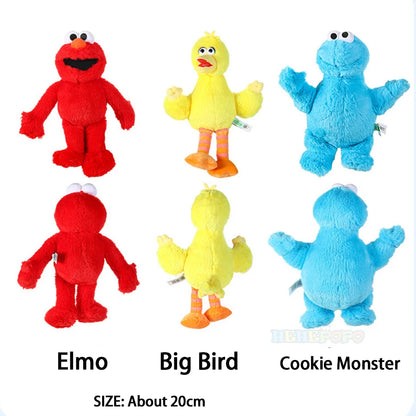 Cute Sesame Street Plush Dolls Toy Featuring Elmo Cookie Monster Big Bird Adorable English Leaning Options For All Ages