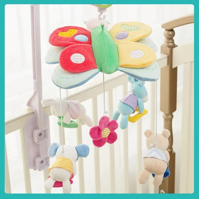 Infant Rattle Toy 0-12 Months Crib Hanging Music Box With Toy Bracket Bed Bell Car Seat Toy For Newborn Boy And Girl Gifts ﻿New