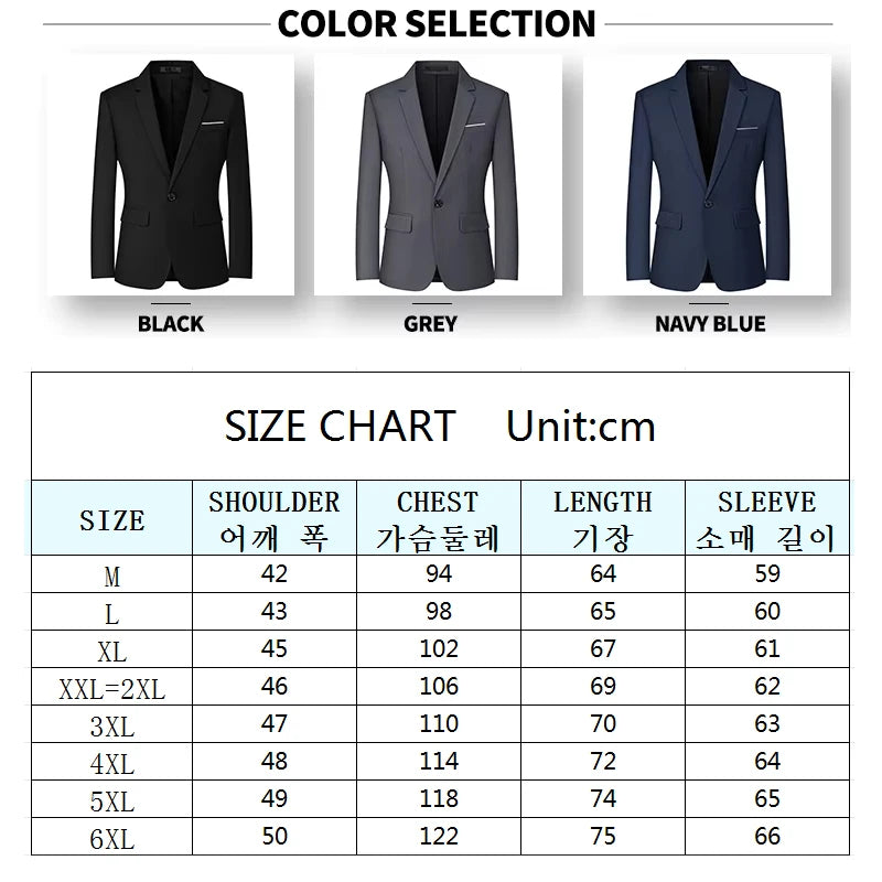 Mens Suit Jackets Casual 1 Button Slim Fit Blazers Suit Separates Coat Sport Coats for Wedding Prom Party
