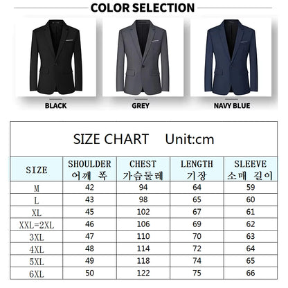 Mens Suit Jackets Casual 1 Button Slim Fit Blazers Suit Separates Coat Sport Coats for Wedding Prom Party