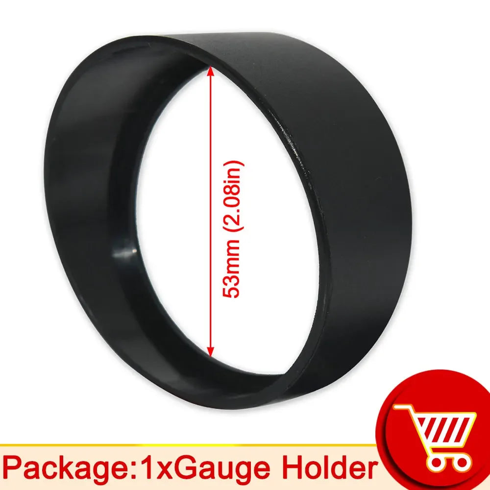 2" Turbo Boost Gauge 52mm Smoke Lens with Sensor Boost Gauge Bar Psi/Vacuum/Water Temp/Oil Pressure/Voltmeter/Tachometer RPM