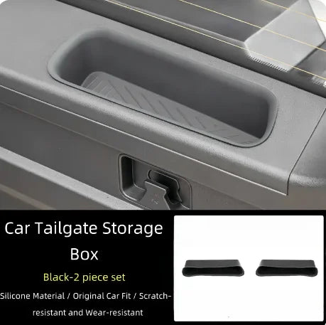 Auto Tailgate Storage Box Suitable for GWM Tank 300 2025 Modified Car Rear Seat Silicone Storage Box Car Interior Accessories