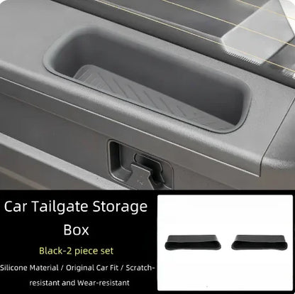 Auto Tailgate Storage Box Suitable for GWM Tank 300 2025 Modified Car Rear Seat Silicone Storage Box Car Interior Accessories