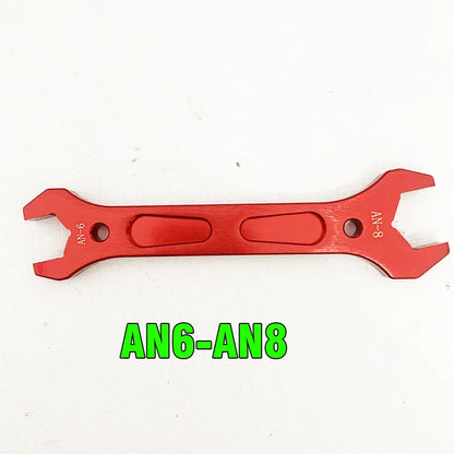 High Strength Aluminum Wrench Hose Fitting Tool Socket Wrench Spanner Tool Kit Double Ended Fitting AN3 AN4 AN6 AN8 AN10 AN12 ﻿