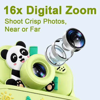 Instant Print Selfie Digital Camera CMOS Sensor USB Rechargeable Creative Camera Perfect Birthday Christmas New Year Gift