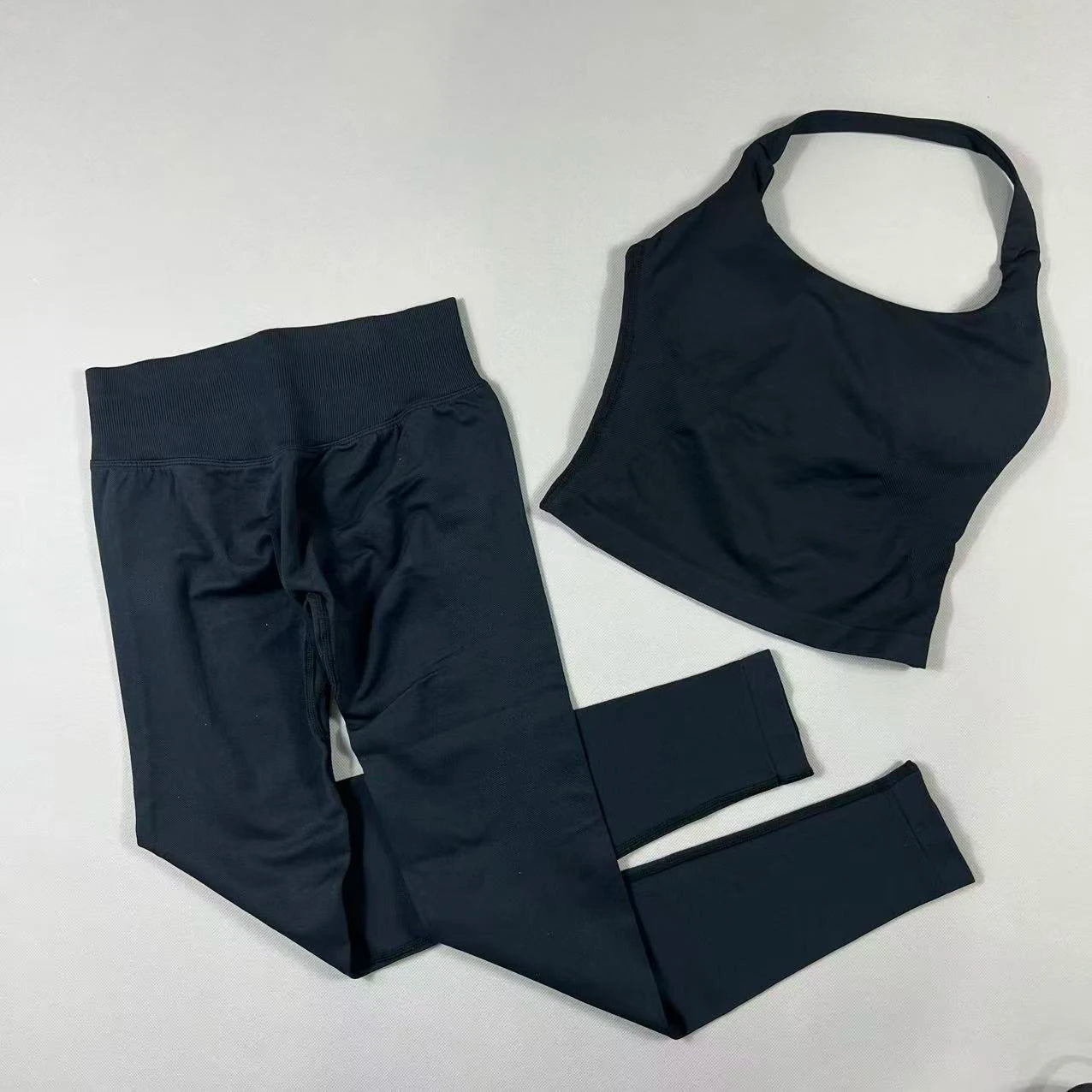 2 Pieces Sportswear Women Yoga Set Gym Clothes Sportswear Yoga Suits High Waist Scrunch Fitness Tracksuits  Pilates Set