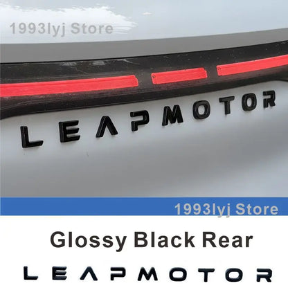 For LEAPMOTOR B10 Styling Plastic Rear Emblem Front Grille Badge High-end Decals Auto Exterior Decoration