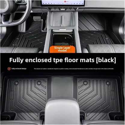 TPE Floor Mats for Zeekr 7X 2024-2026 All Weather Custom Fit Car Accessories Waterproof Non-Slip Eco-Friendly Auto Interior Pads