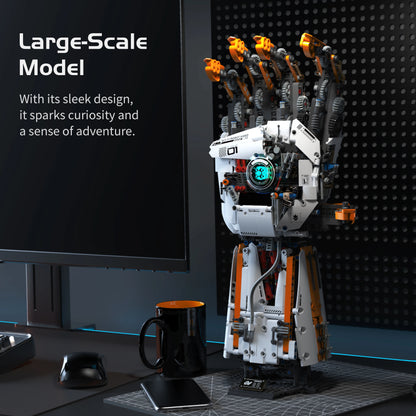 1628PCS Programmable Robotic Arm Electric Building Blocks Model Assembly Kit, Collectible Ornament, Birthday Toy, Gift