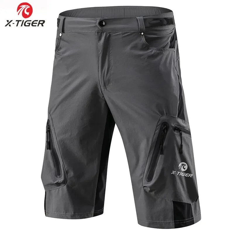 X-TIGER Men's Casual Cargo Shorts Multi-Pocket Outdoor Hiking Work Pants Summer Sports Shorts Motorcycle Riding Shorts