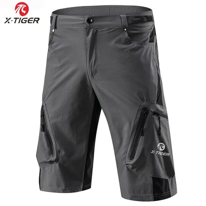 X-TIGER Men's Casual Cargo Shorts Multi-Pocket Outdoor Hiking Work Pants Summer Sports Shorts Motorcycle Riding Shorts