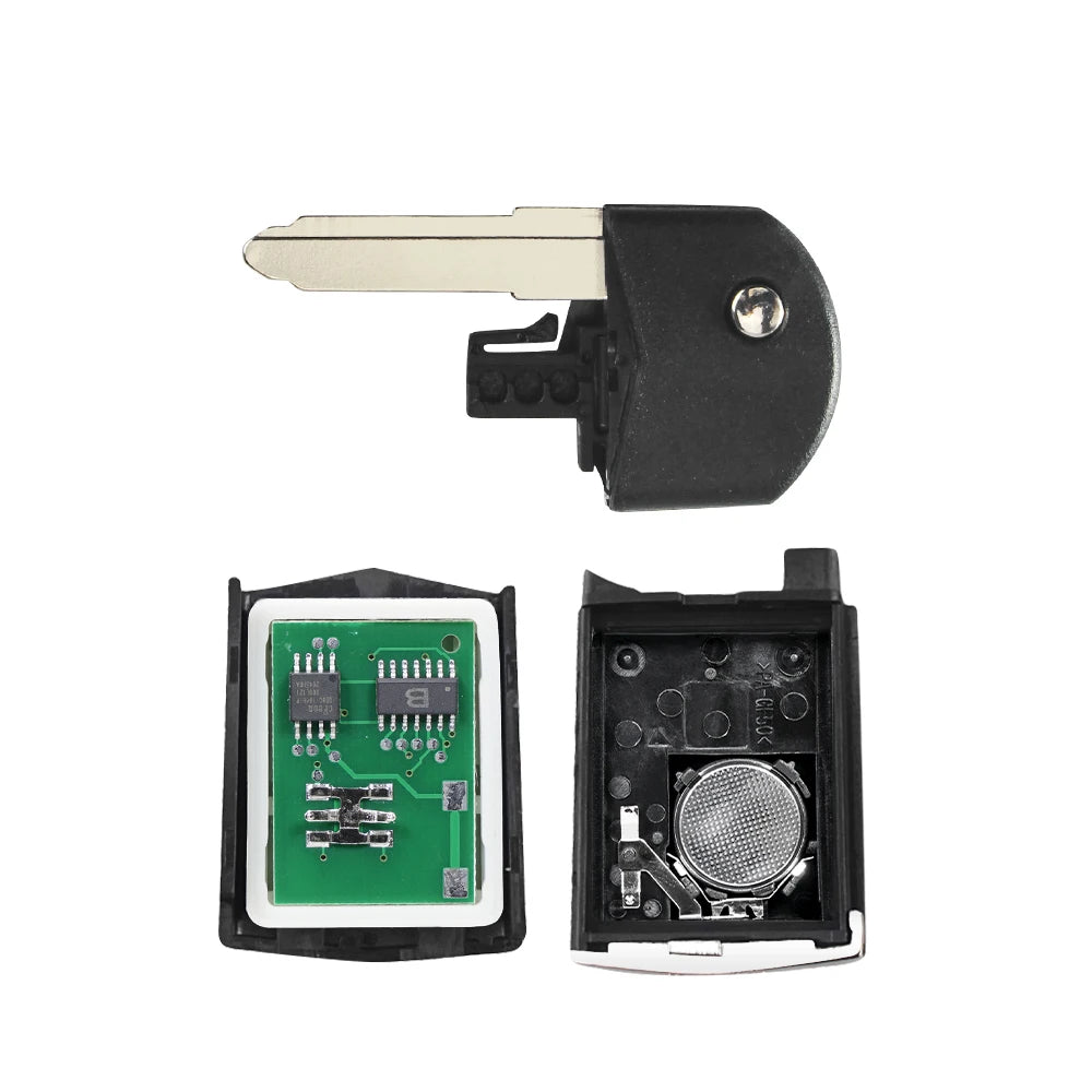 KEYYOU With Battery 433MHz Remote key Car Starter ID63-80bit For Mazda 2 3 5 6 for Mitsubishi system SKE126-01 SKE126-A1 3Button