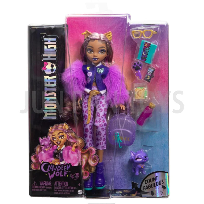 Original Monster High Fest Scary Sweet Birthday Prom Party Secrets Garden Wednesday Addams Collectible Fashion Doll Kid Gift Toy