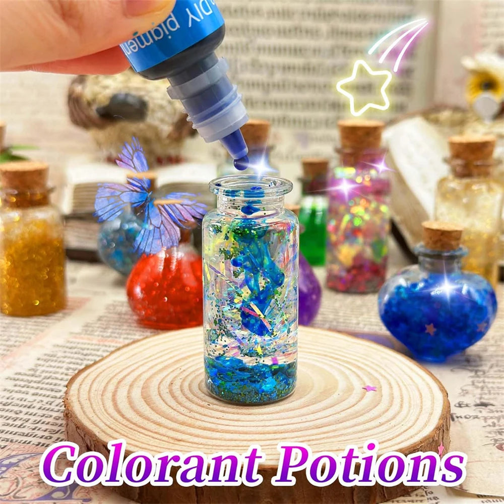 DIY Fairy Magical Potions Kit for Kids Potion Making Set Fairy Potion Bottles Craft Toy Science Set Magic Kits(22pcs）