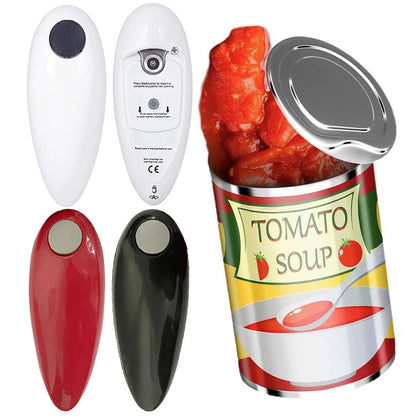 Portable Electric Can Opener Electric Can Opener Automatic Jar Bottle Machine Kitchen Opening Opener Tool One Touch Can Opener
