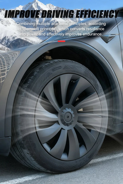 Car Wheel Cover For Tesla New Model Y Juniper 19 Inch Tire Hub Cap Performance Replacement Crossflow Full Rims Accessories 2025