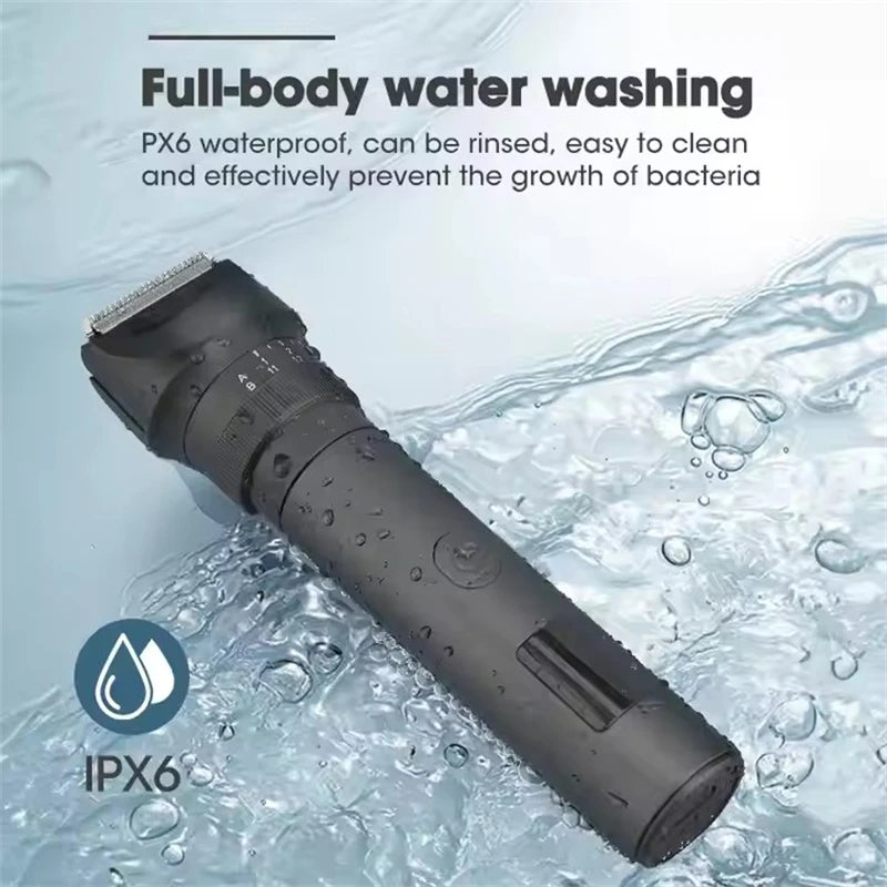 MIJIA Men's 5-in-1 Multifunctional Grooming Set IPX6 Waterproof Hair Clipper Nose Hair Trimmer Shaver High-power JK-881