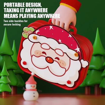 Christmas Pretend Repair Toolbox Children DIY Assembling Electric Drill Screwdriver Toy Kit Educational Toy Kid Birthday Gifts