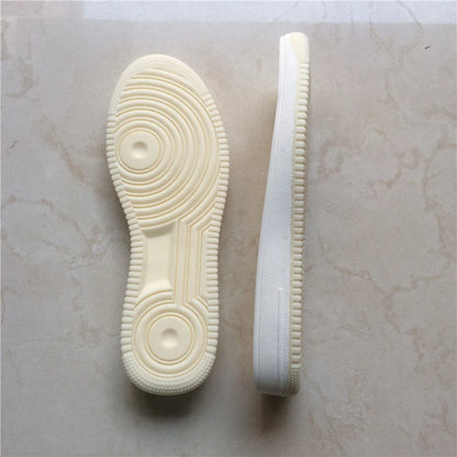 Men's Sports Soles White Shoes Shoes Tendon Rubber Soles Hand-made Shoes Replacement Worn Soles DIY Hand Knitting Shoes Soles