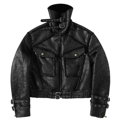 Nerazzurri Autumn Winter Thick Warm Windproof Black Faux Sheepskin Coat Women Zipper Luxury Menswear Clothes Fluffy Jacket 2026