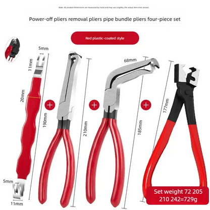 8Pcs Multifunction Automotive Electrical Disconnect Pliers Connector Separator Fuel Line Removal Tool for Car Truck SUV Repair