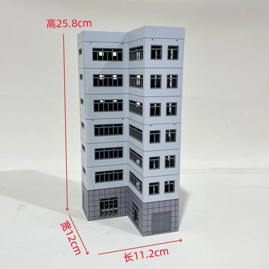 HO Scale 1/87 City Sand Table Train Scene Plastic Assembly Building Model Diy  Toy