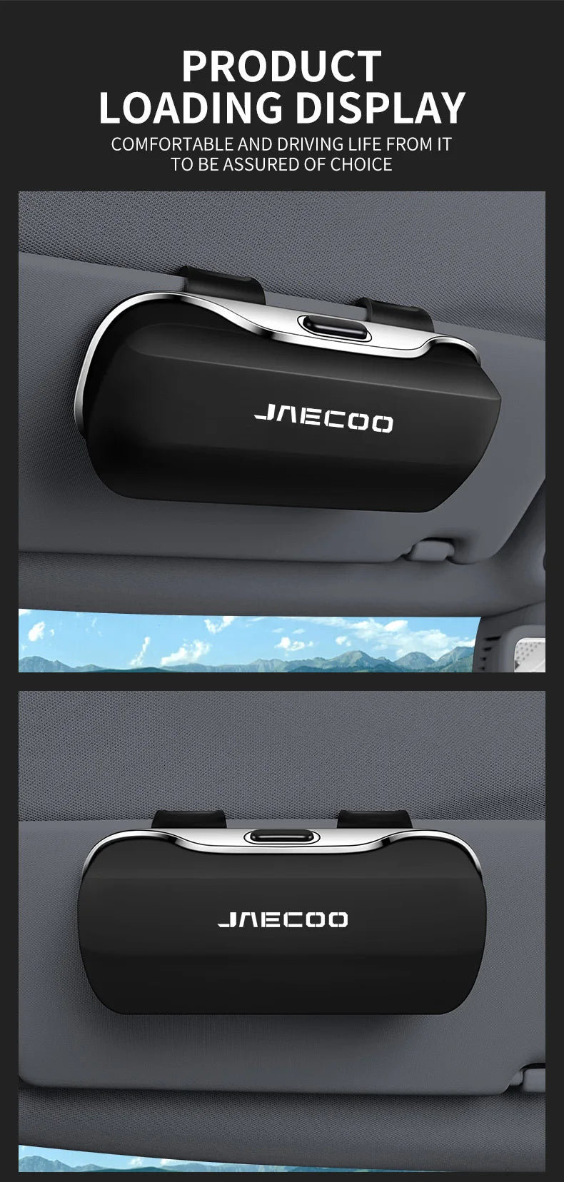 For Chery Jaecoo J7 Phev J8 SHS Omoda C9 5 EV Key Cover 2025 Accessories Car Visor Sunglasses Car Glasses Case Glasses Clip Box