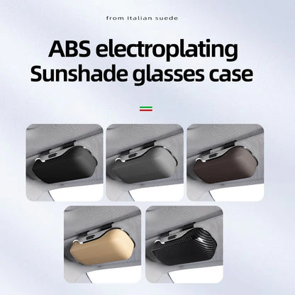 Car Emblem Sun Visor Glasses Case Sunglasses Storage Gift Box For Mercedes Benz AMG GLC W203 W206 W220 W205 W211 W212 W201 W210