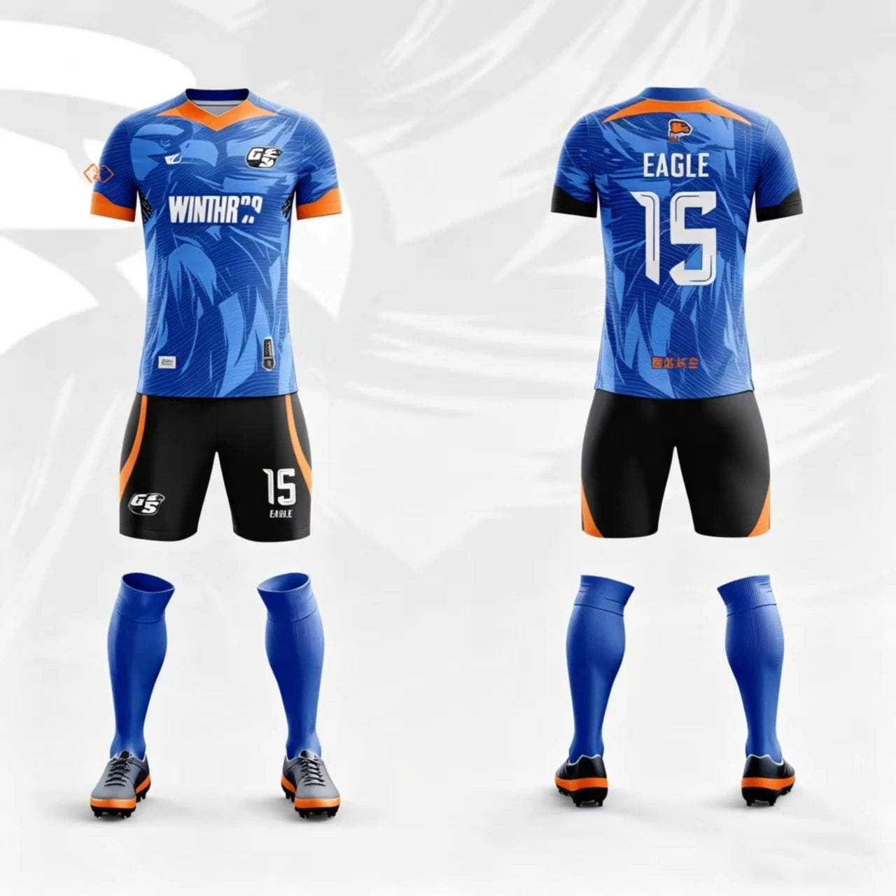 Custom Sublimation Football Jersey Sets Breathable Football Uniform Team Soccer Jersey Set Training Soccer Uniform For Men