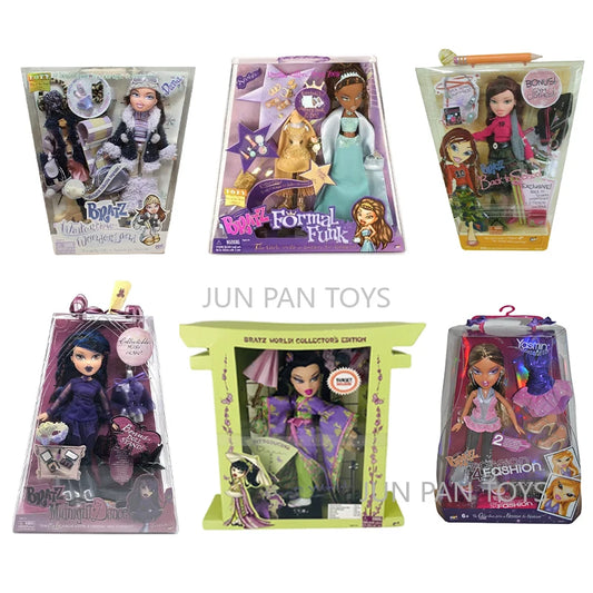 Bratz Crystal Style It World Sunkissed Cloe Bahama Beach Funk N Glow Yasmin Fashion Doll Collector's Edition Girls Kids Toys 1pc